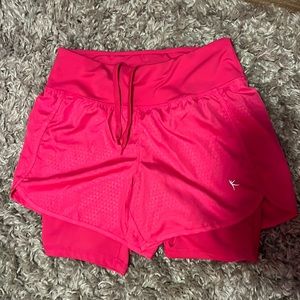 Danskin Now hot pink shorts womens size xs (0-2)